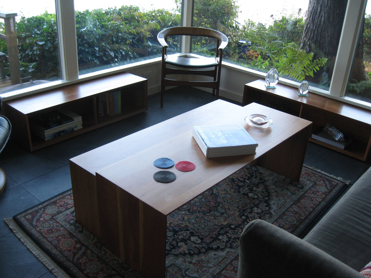 Solid Cherry Wood Bench/Display Console