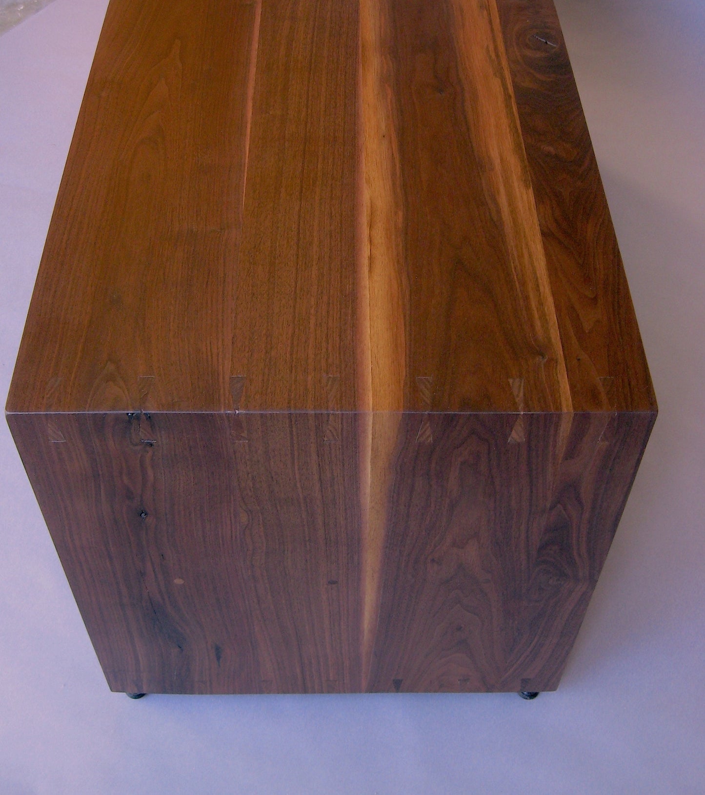 Solid Walnut Shoe Bench