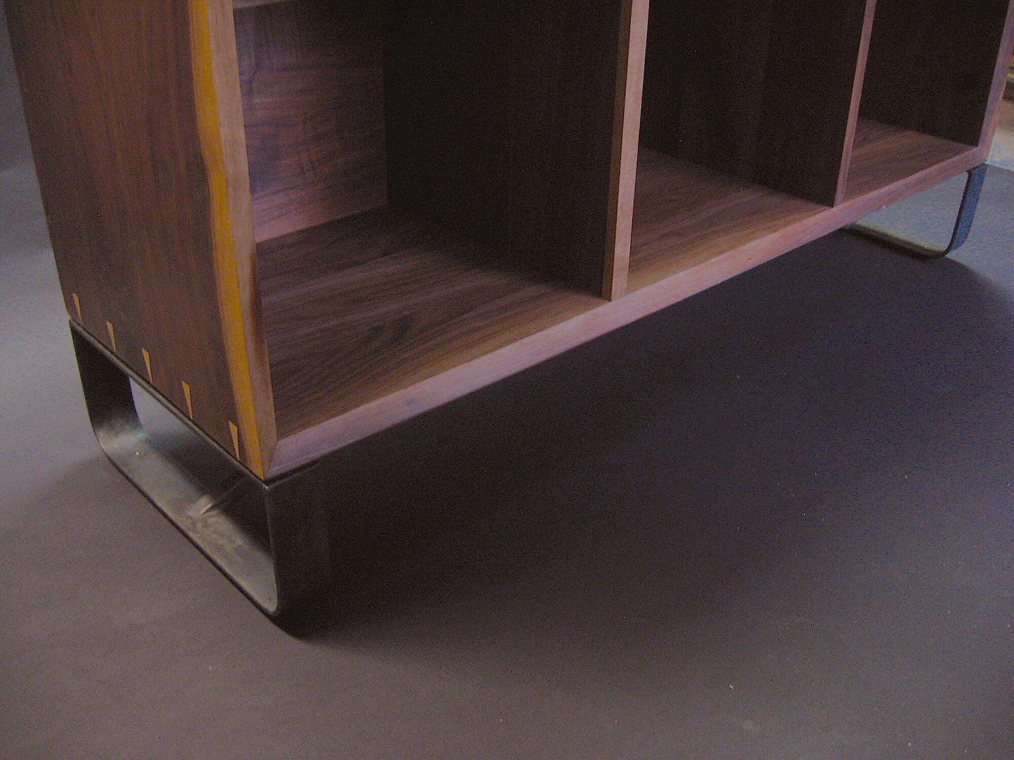 Double Decker Walnut Console