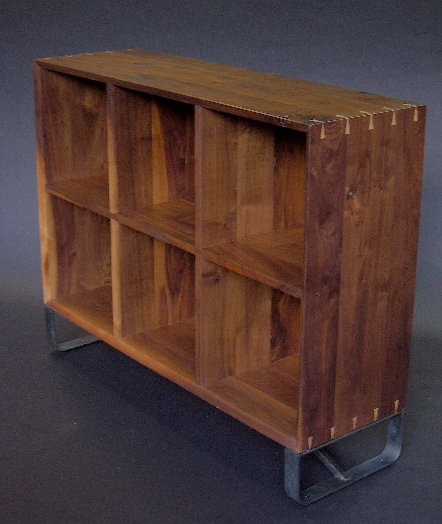 Double Decker Walnut Console