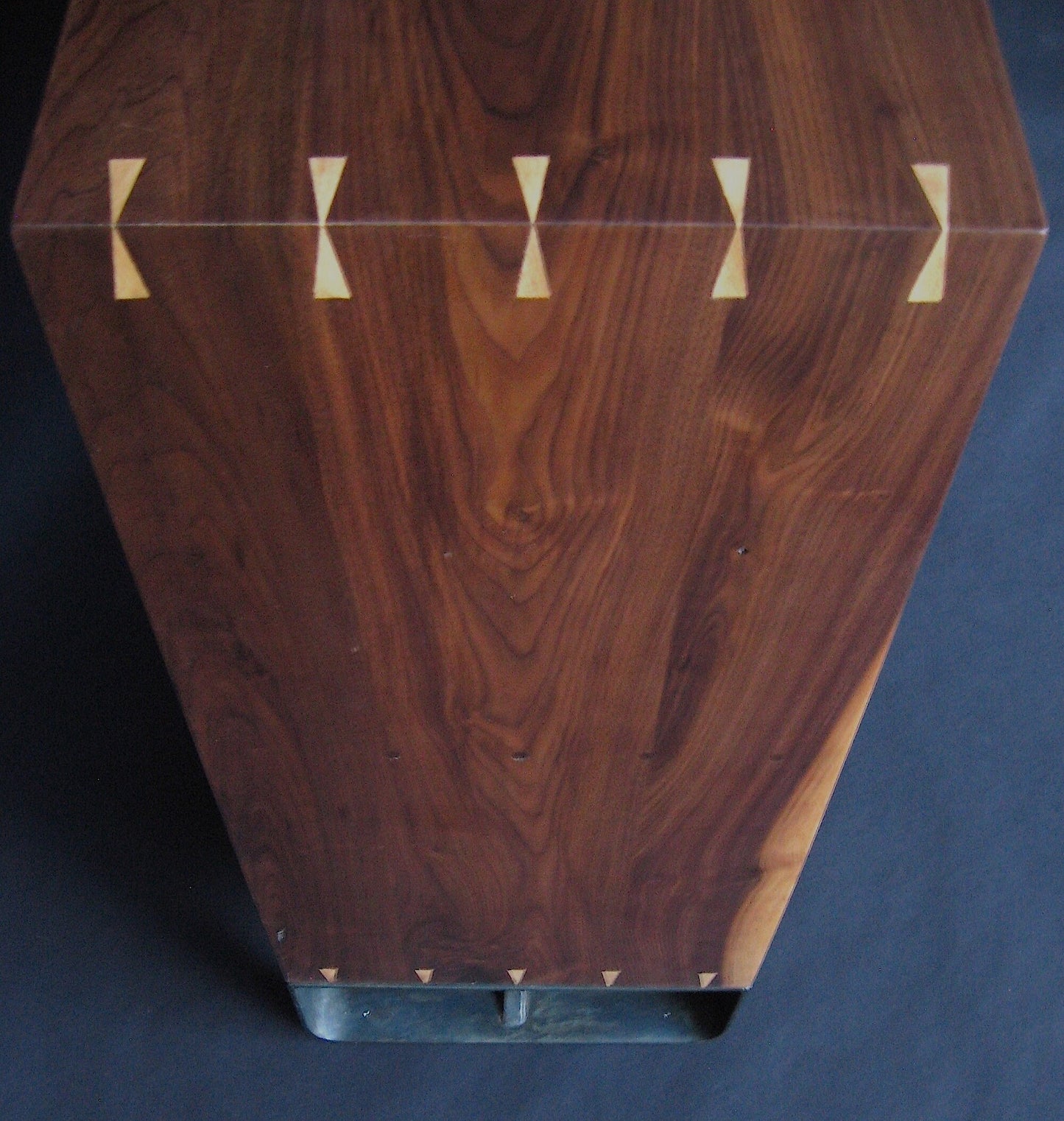 Double Decker Walnut Console