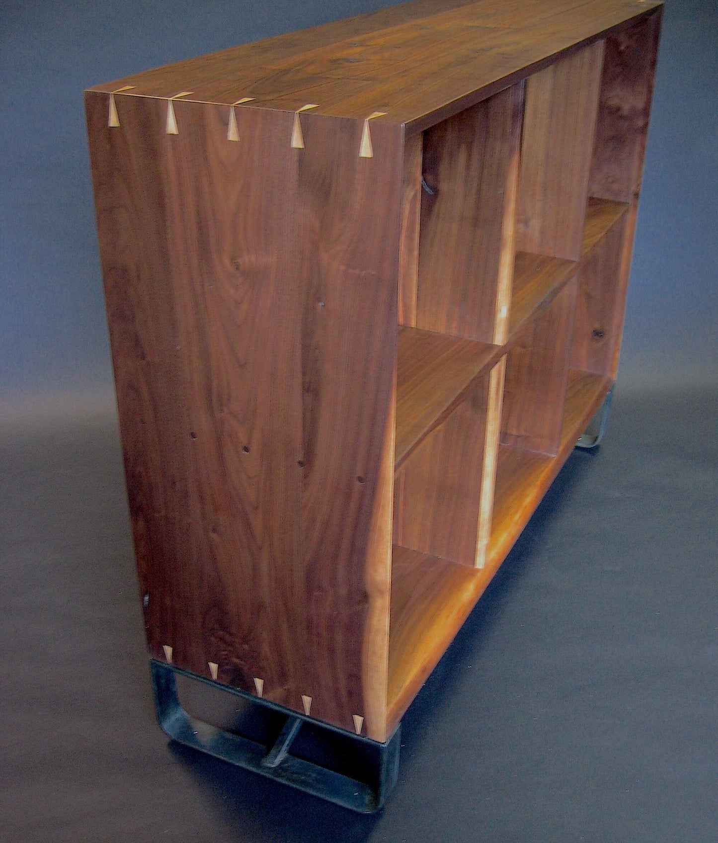 Double Decker Walnut Console