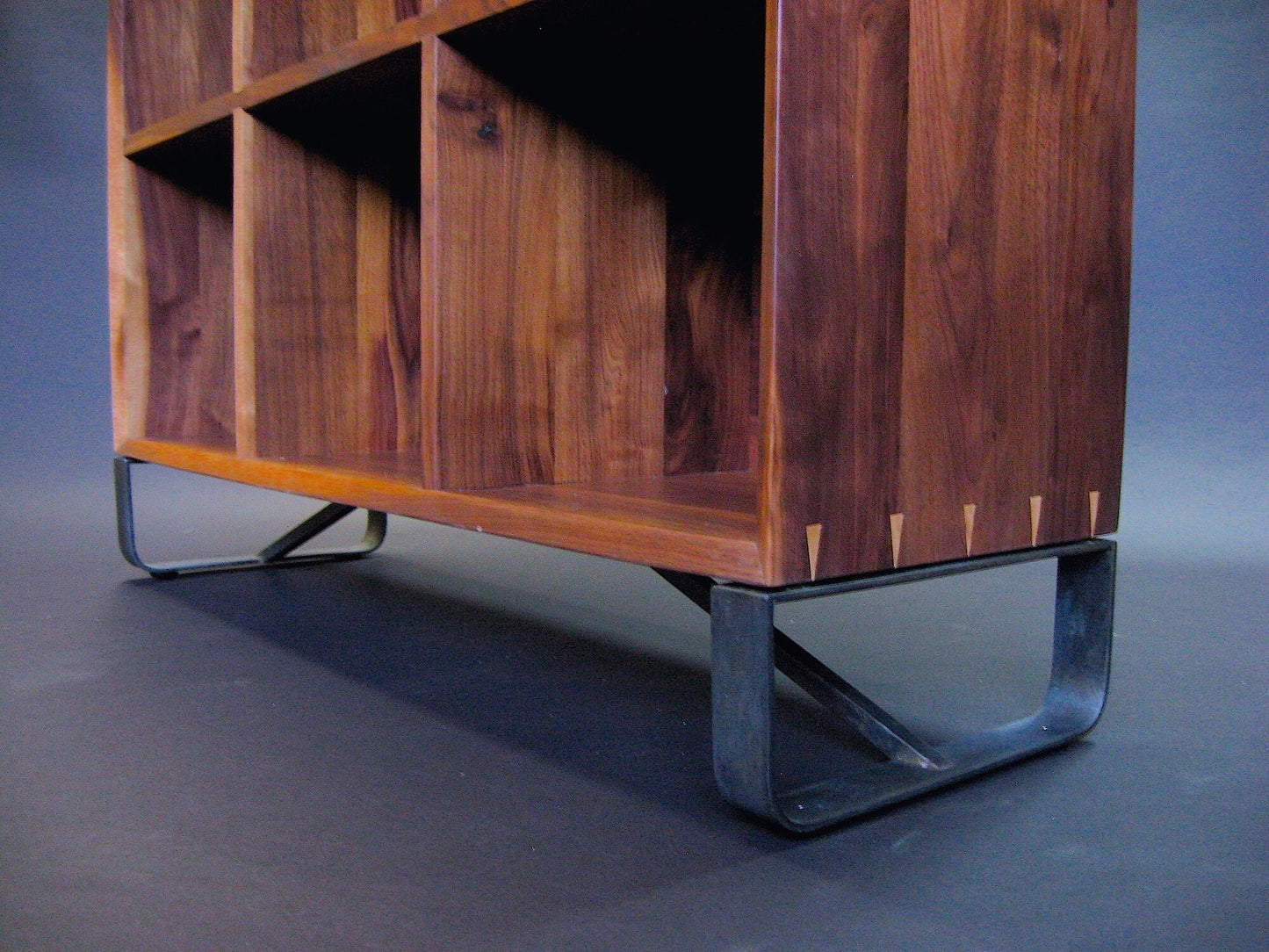 Double Decker Walnut Console