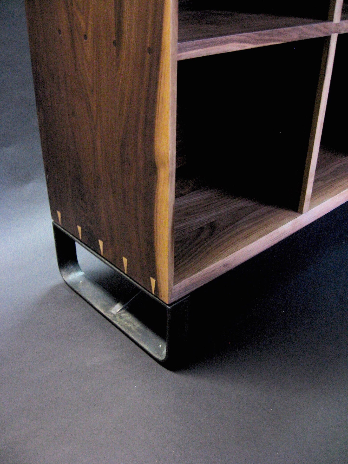 Double Decker Walnut Console