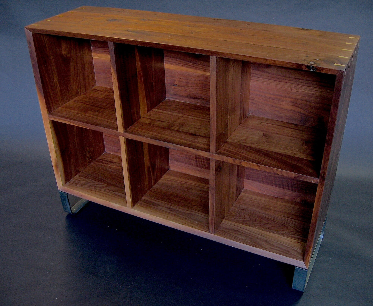 Double Decker Walnut Console