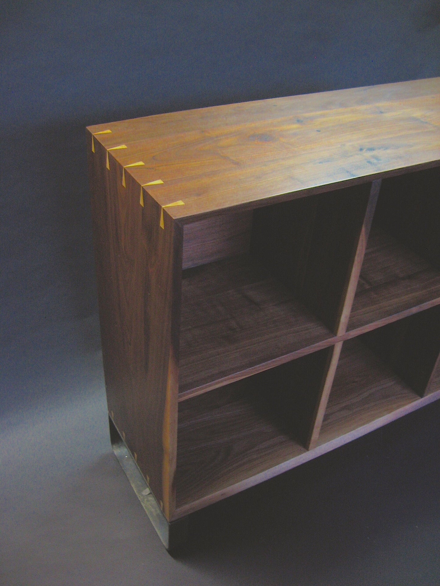 Double Decker Walnut Console