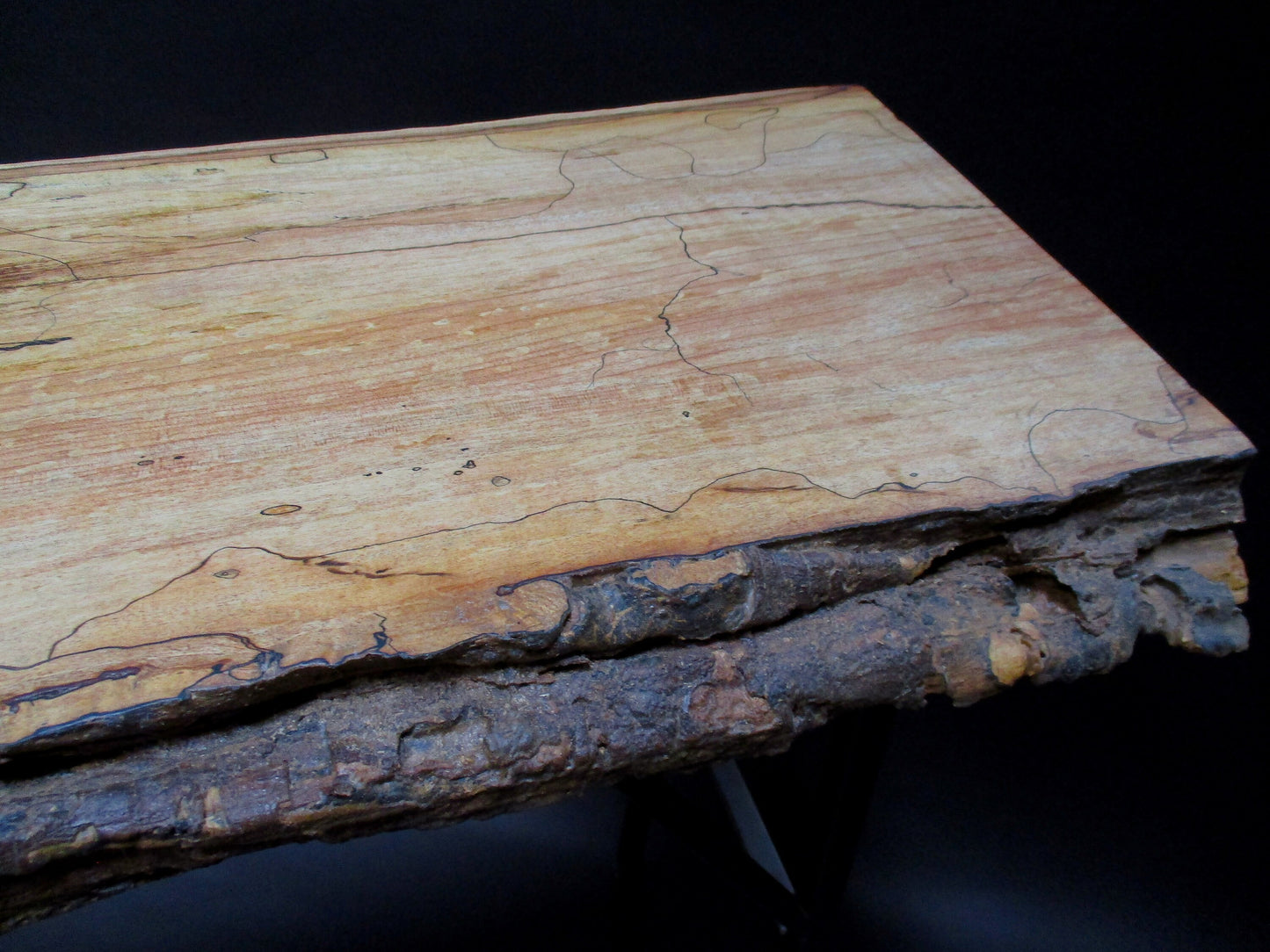 Live Edge Spalted Maple Console Table