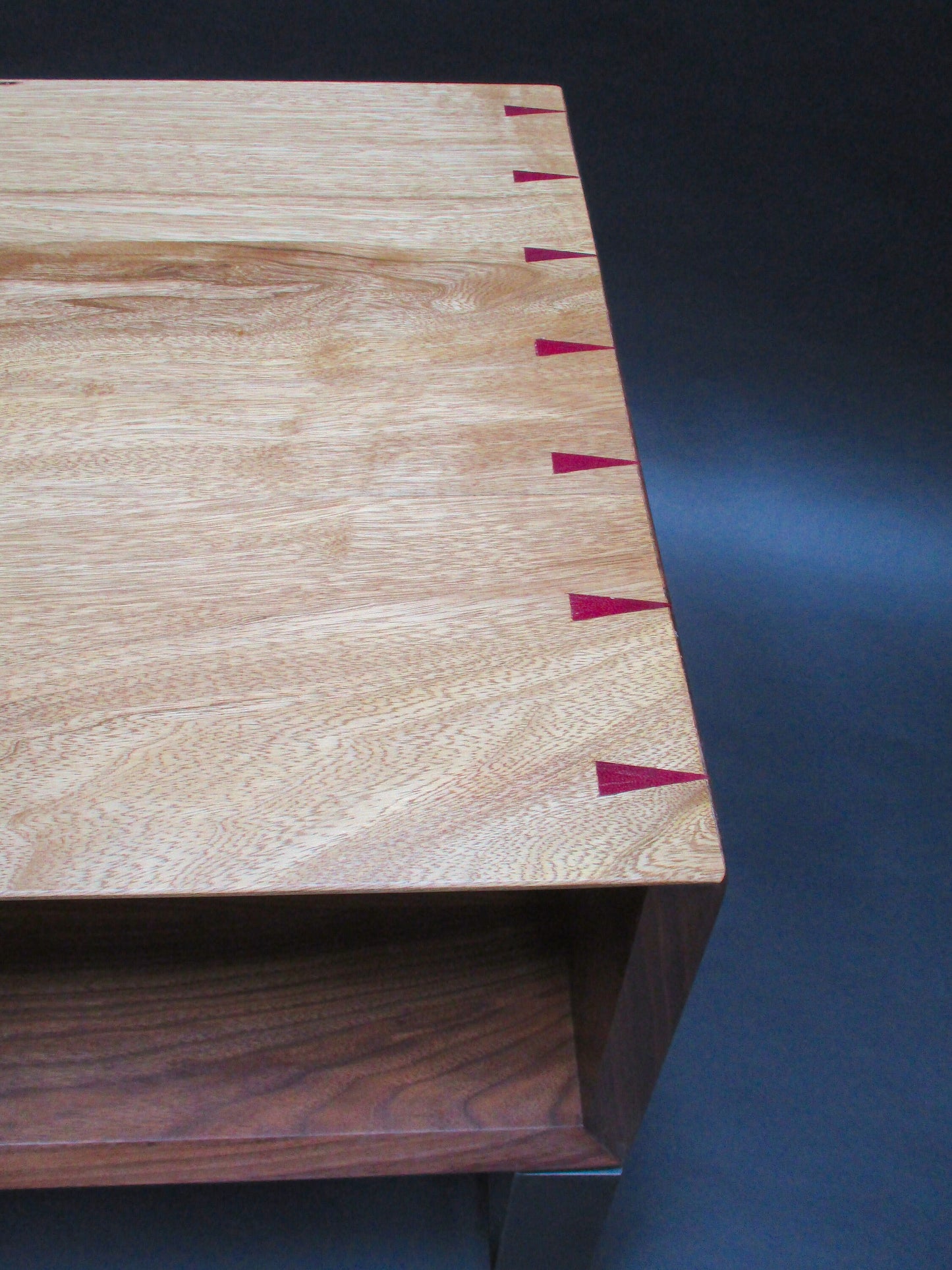 Walnut and Black Limba Coffee Table