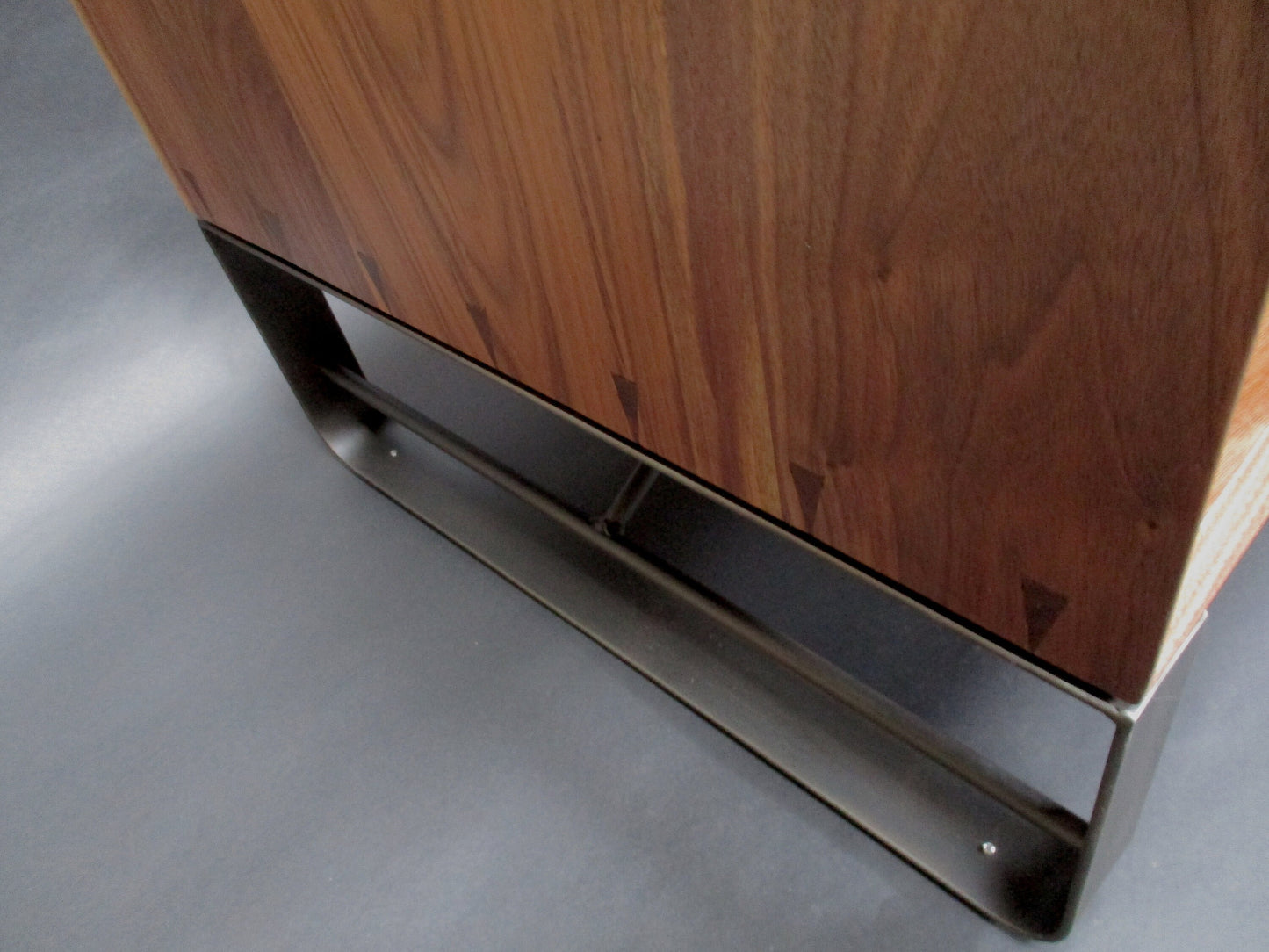 Walnut and Black Limba Coffee Table
