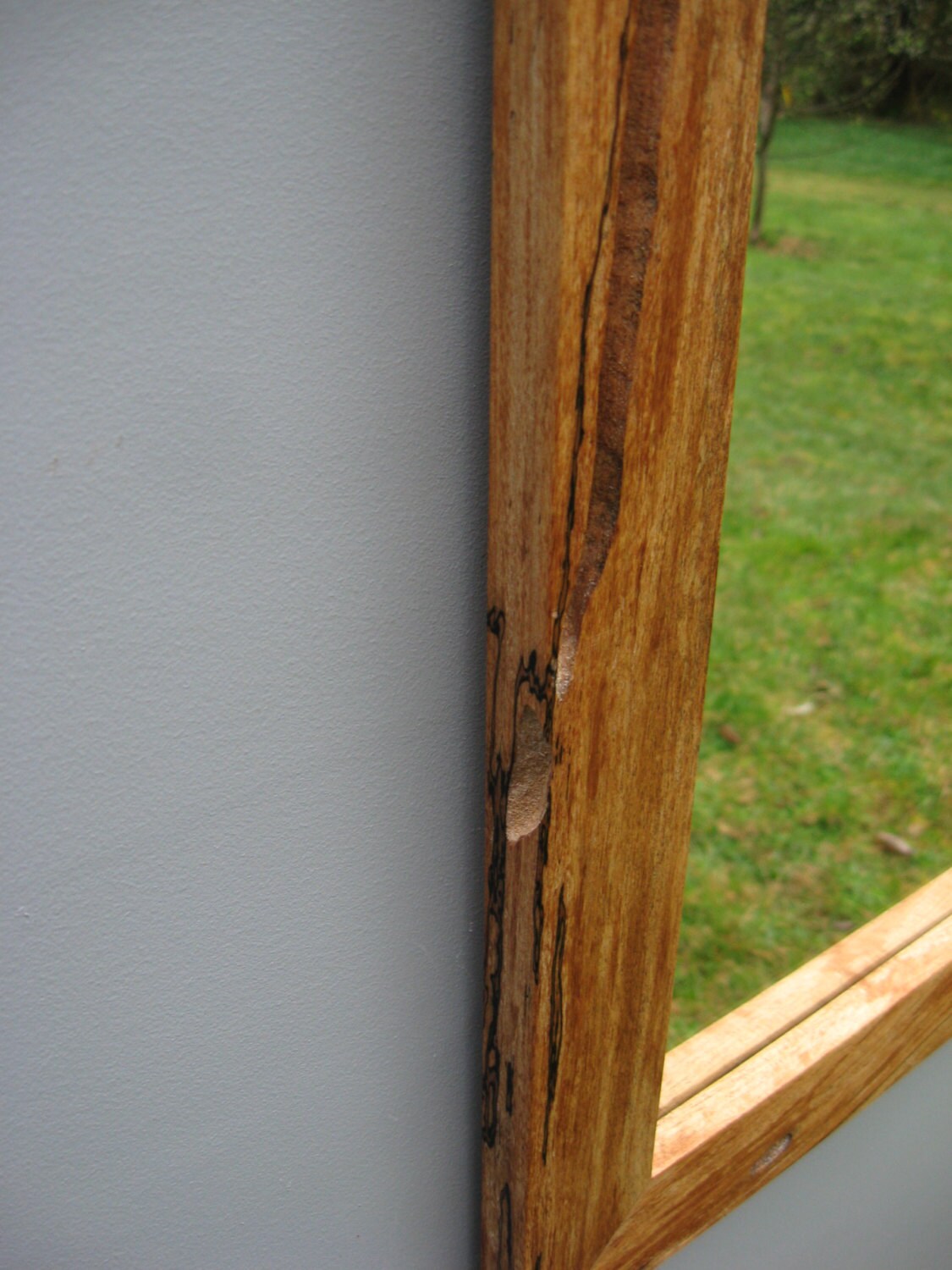 Long Spalted Maple Mirror