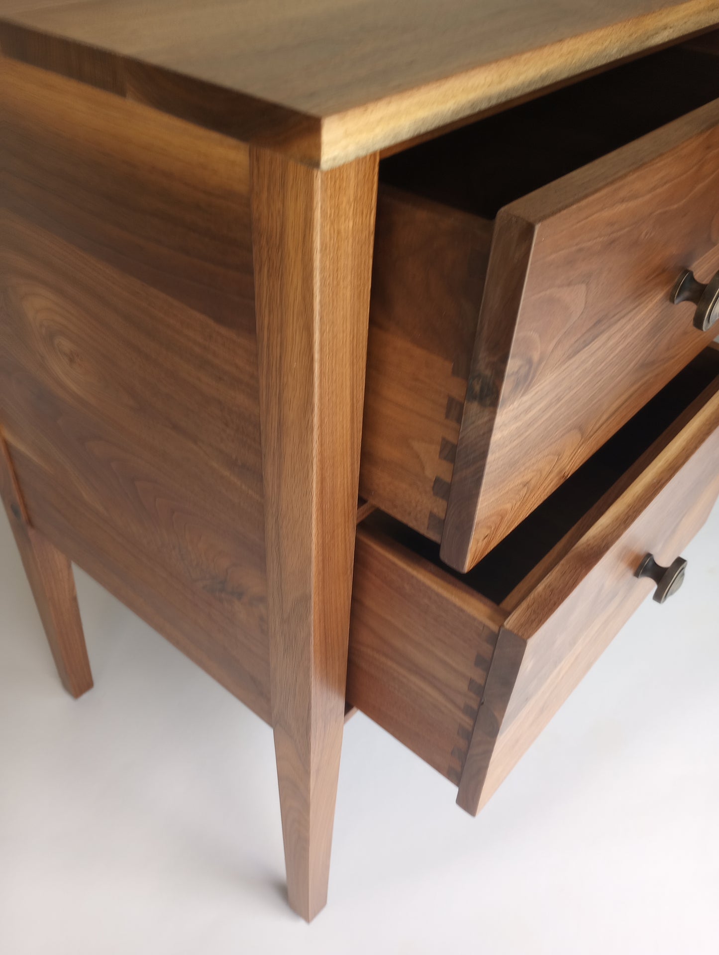 Walnut side/end table