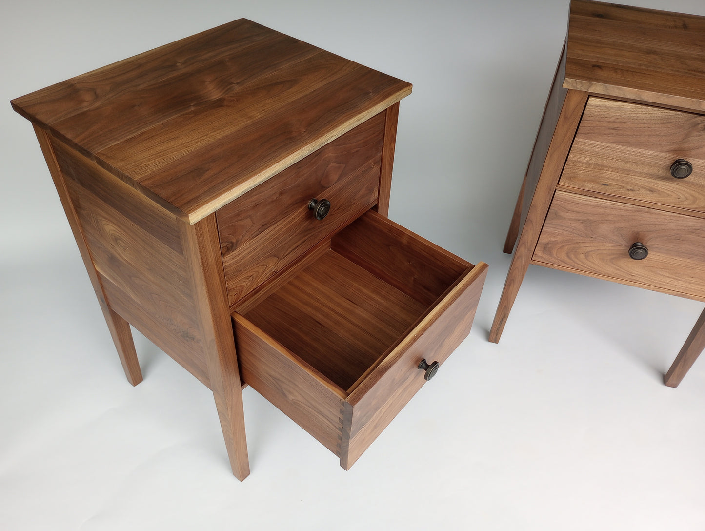 Walnut side/end table