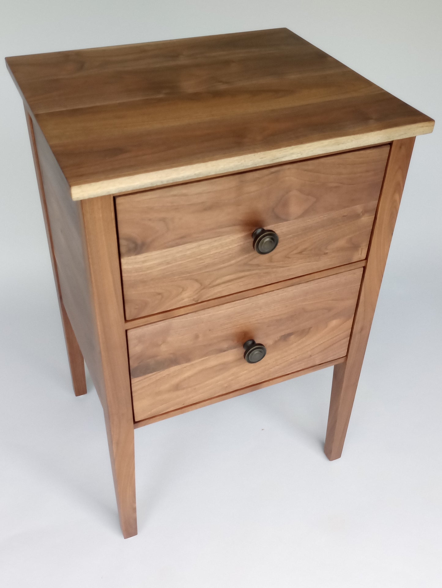 Walnut side/end table