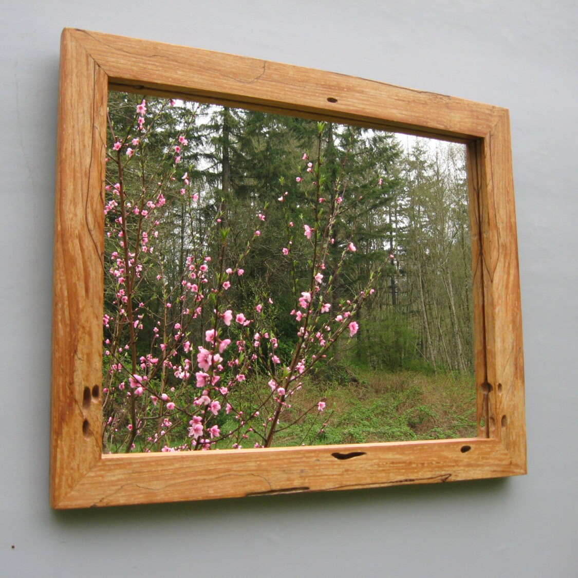 Rectangular Spalted Maple Mirror