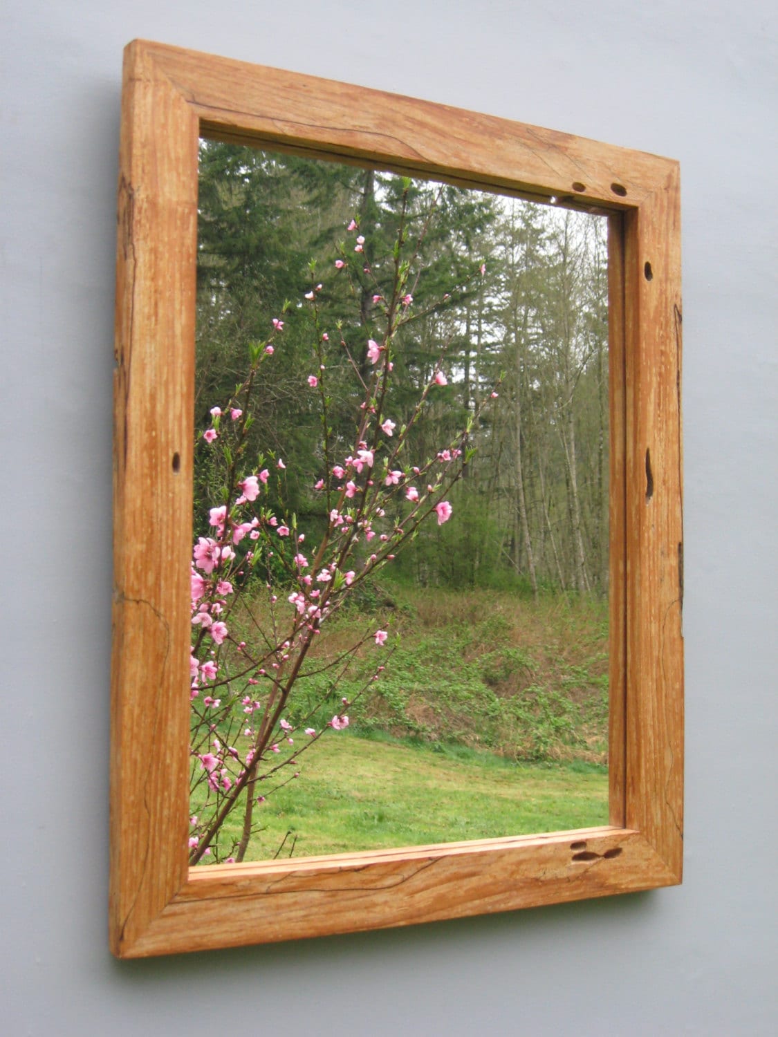 Rectangular Spalted Maple Mirror